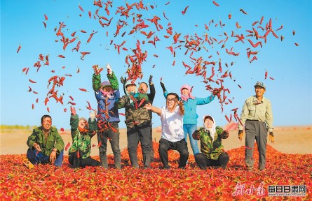 甘肃：大地披彩衣 共庆丰收年