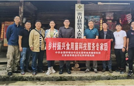 “乡村振兴食用菌科技服务专家团”赴怒江州开展科技服务