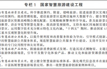 国务院关于印发  “十四五”旅游业发展规划的通知（规划全文）