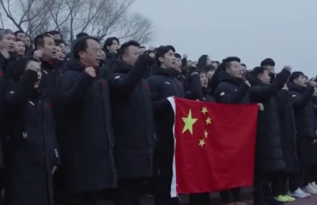 倒计时10天：健儿宣誓备战 冬奥氛围更浓
