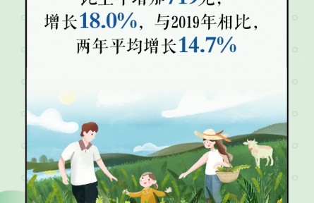 2021年云南省脱贫县农村居民人均可支配收入增长11%