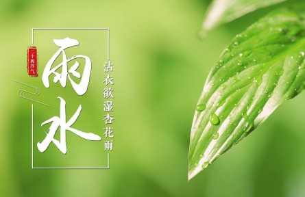 雨水，沾衣欲湿杏花雨
