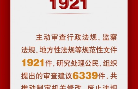 “数”说全国人大常委会工作报告