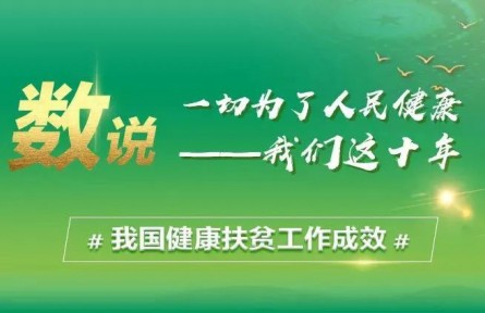 数说十年 · 我国健康扶贫工作成效
