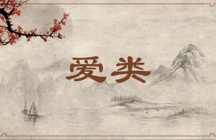 中华文化 | 爱类  Loving One's Own Kind