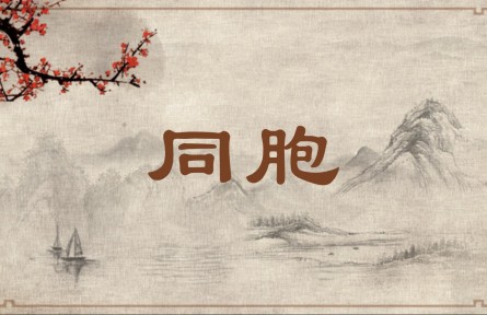 中华文化 | 同胞 Brothers and Sisters of the Same Parents; Compatriots