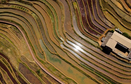 四川米易：傈僳梯田层层叠叠