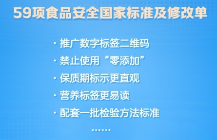 新一批食品安全国家标准来了