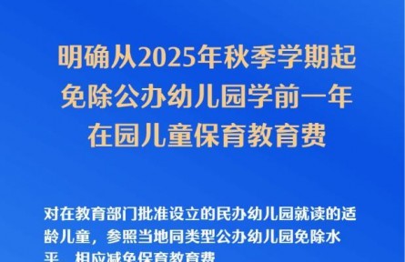 国务院办公厅印发《关于逐步推行免费学前教育的意见》