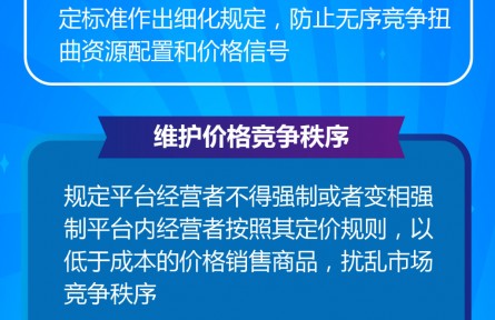 《互联网平台价格行为规则（征求意见稿）》如何规范经营者价格竞争行为？