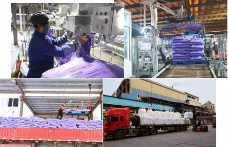 六国化工4.6万吨化肥“粮草”奔赴全国田间