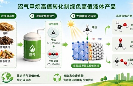 沼气“晒太阳”变身绿色甲醇等高值化学品