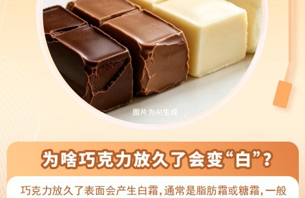 30秒懂 | 巧克力放久了表面发“白”,还能吃吗?