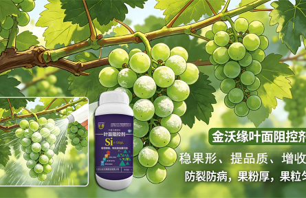 葡萄膨果硬核期用它！果粒匀、果粉厚、不裂果、少病害