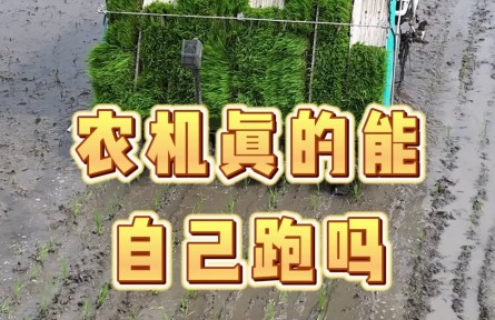 【科普】田里的农机  真能自己跑吗？
