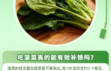 30秒懂 | 吃菠菜真的可以补铁？