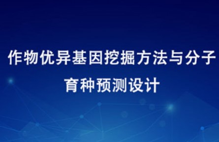 作物优异基因挖掘方法与分子育种预测设计