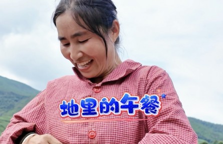 滇中山区冬早蚕豆种植忙，田间午饭暖人心